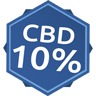CBD olaj 10% , broad-spectrum, (THC mentes), 10ml - CBD Crystallized