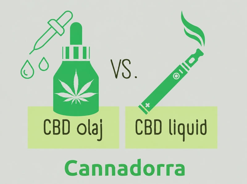 CBD olaj Vs. CBD liquid
